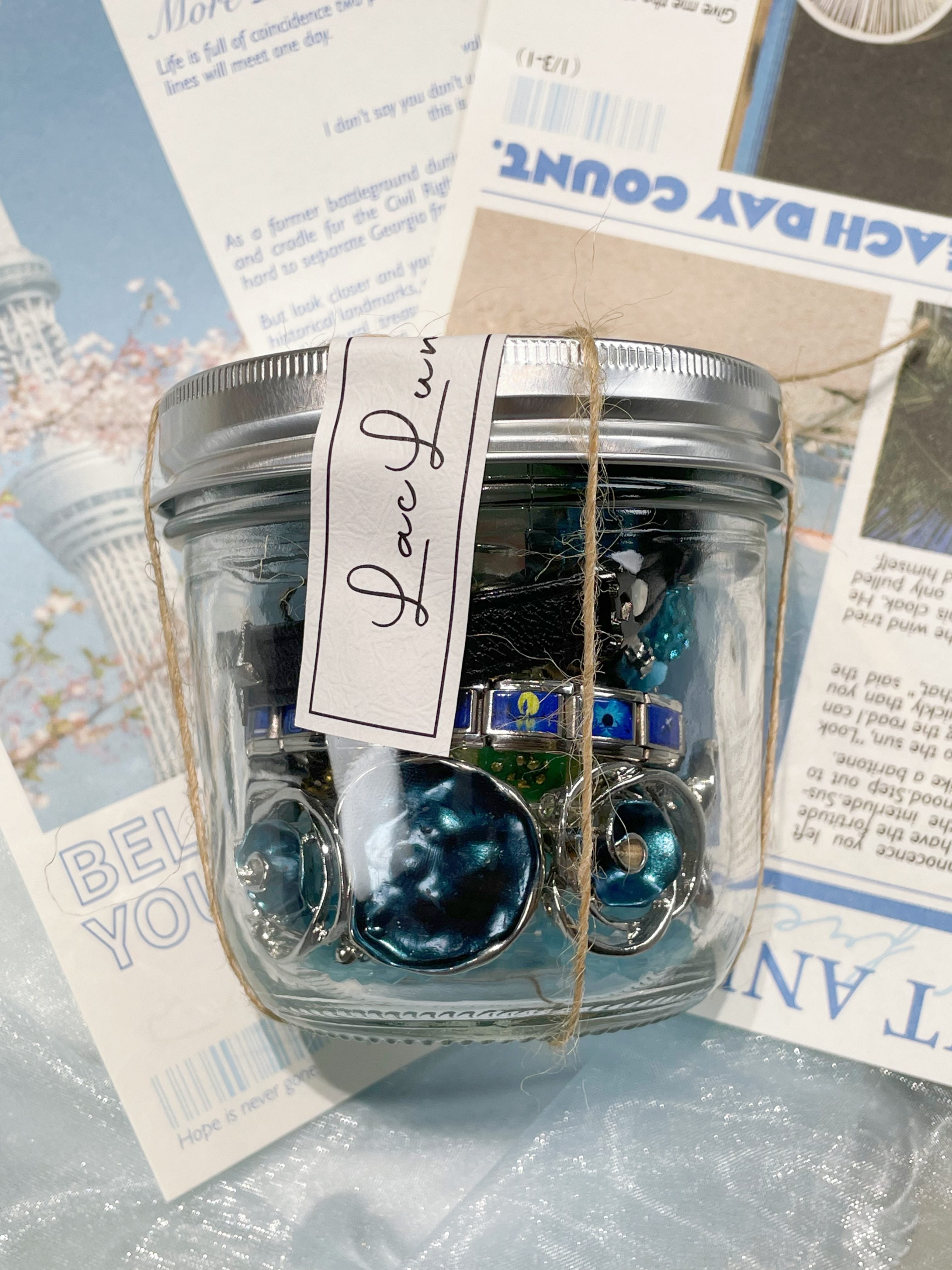 Ocean Blue Essentials | Bocal mystère de bijoux (10-12 pièces)
