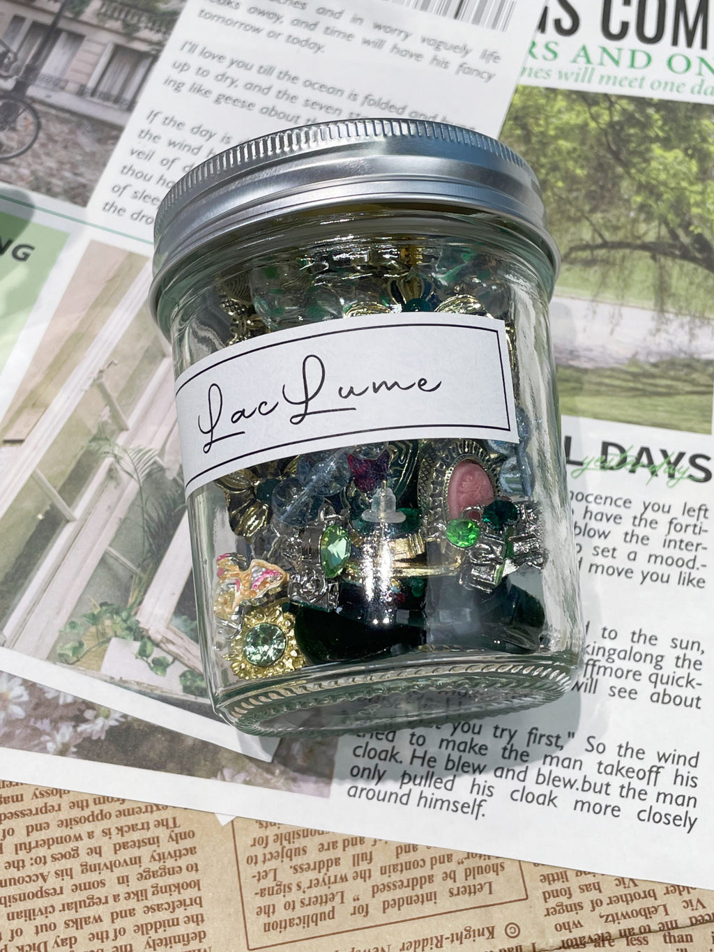 Forest Green Schmuck Überraschungsdose - Alltagsaccessoire Geschenkbox (10-12 Teile)