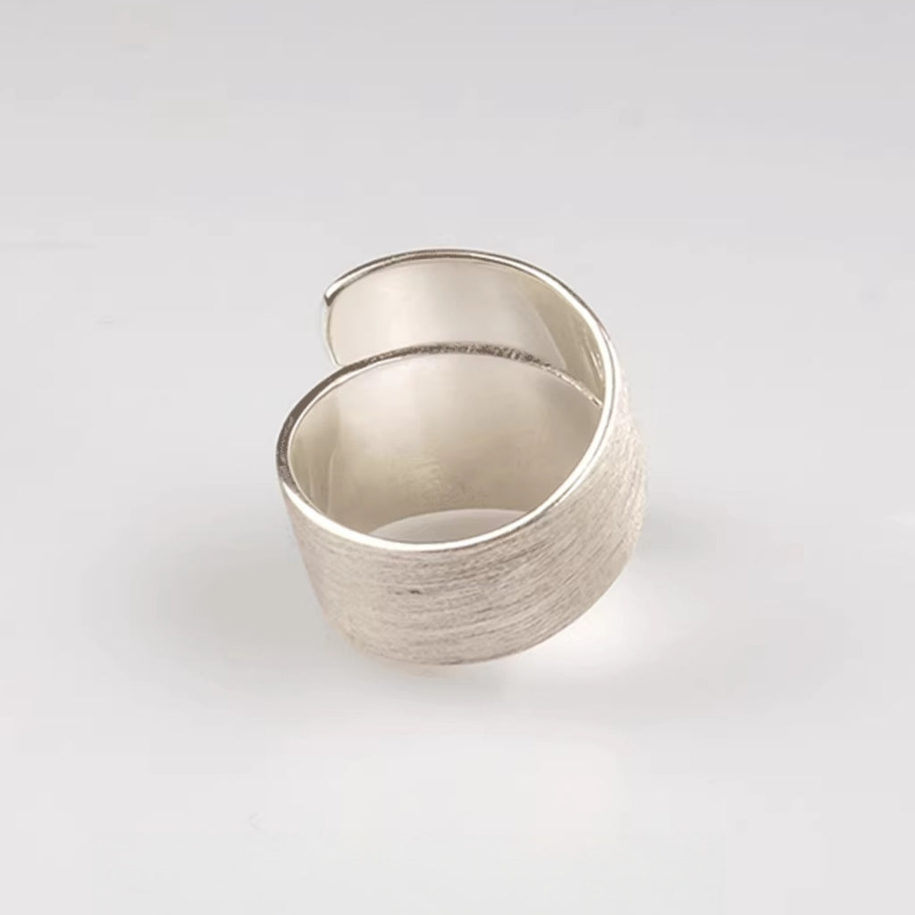 LacLume Handmade Saturn Lacquer Ring Cosmic-Inspired Elegance