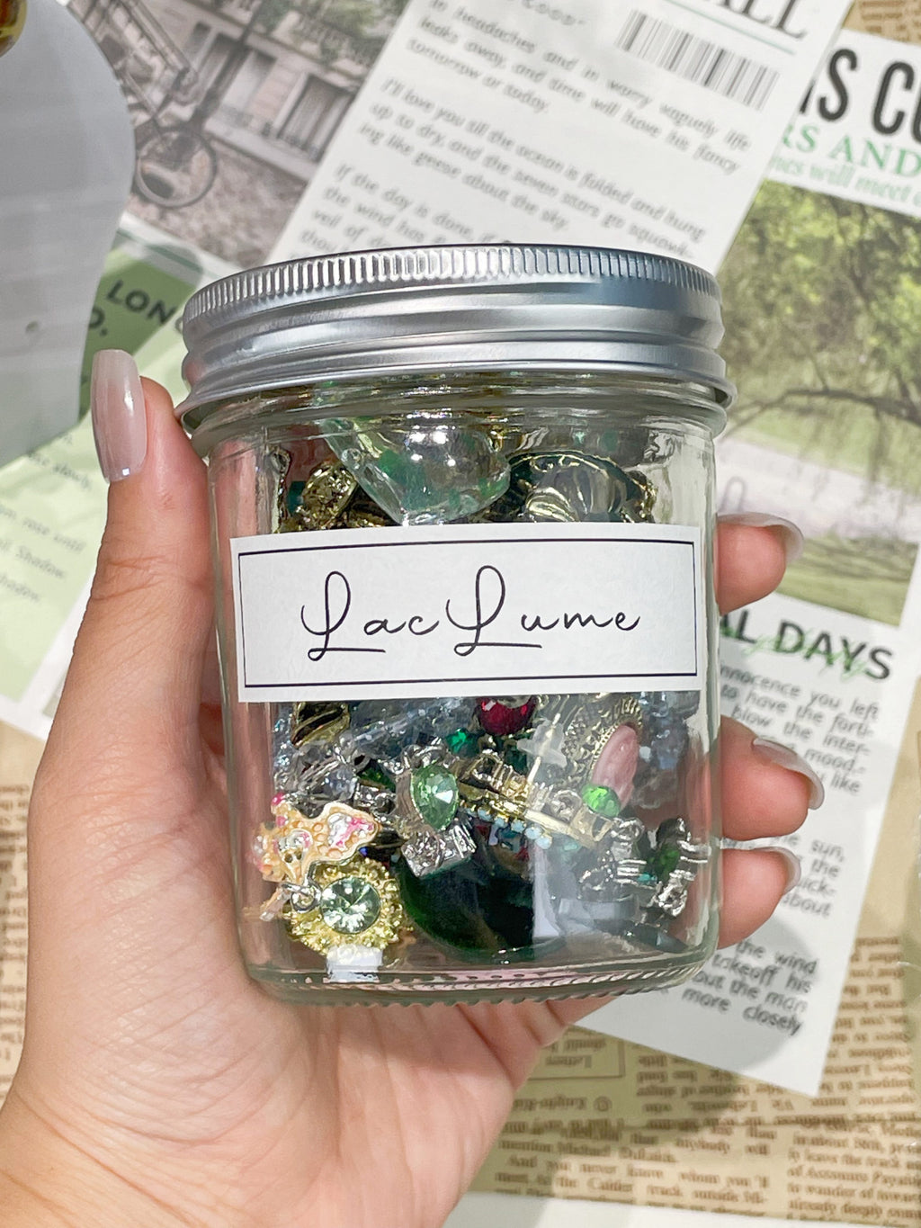 Forest Green Schmuck Überraschungsdose - Alltagsaccessoire Geschenkbox (10-12 Teile)