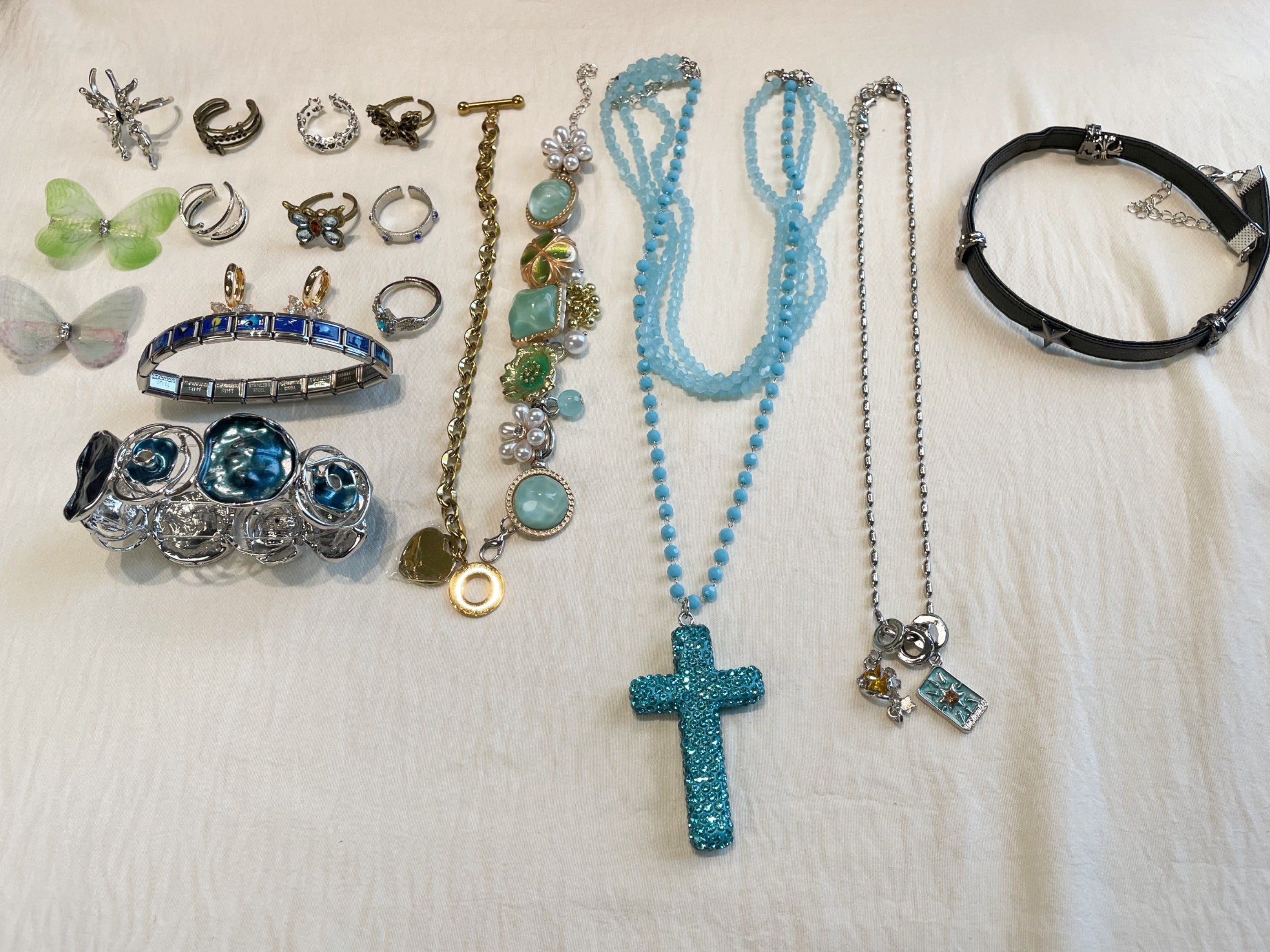 Ocean Blue Essentials | Bocal mystère de bijoux (10-12 pièces)