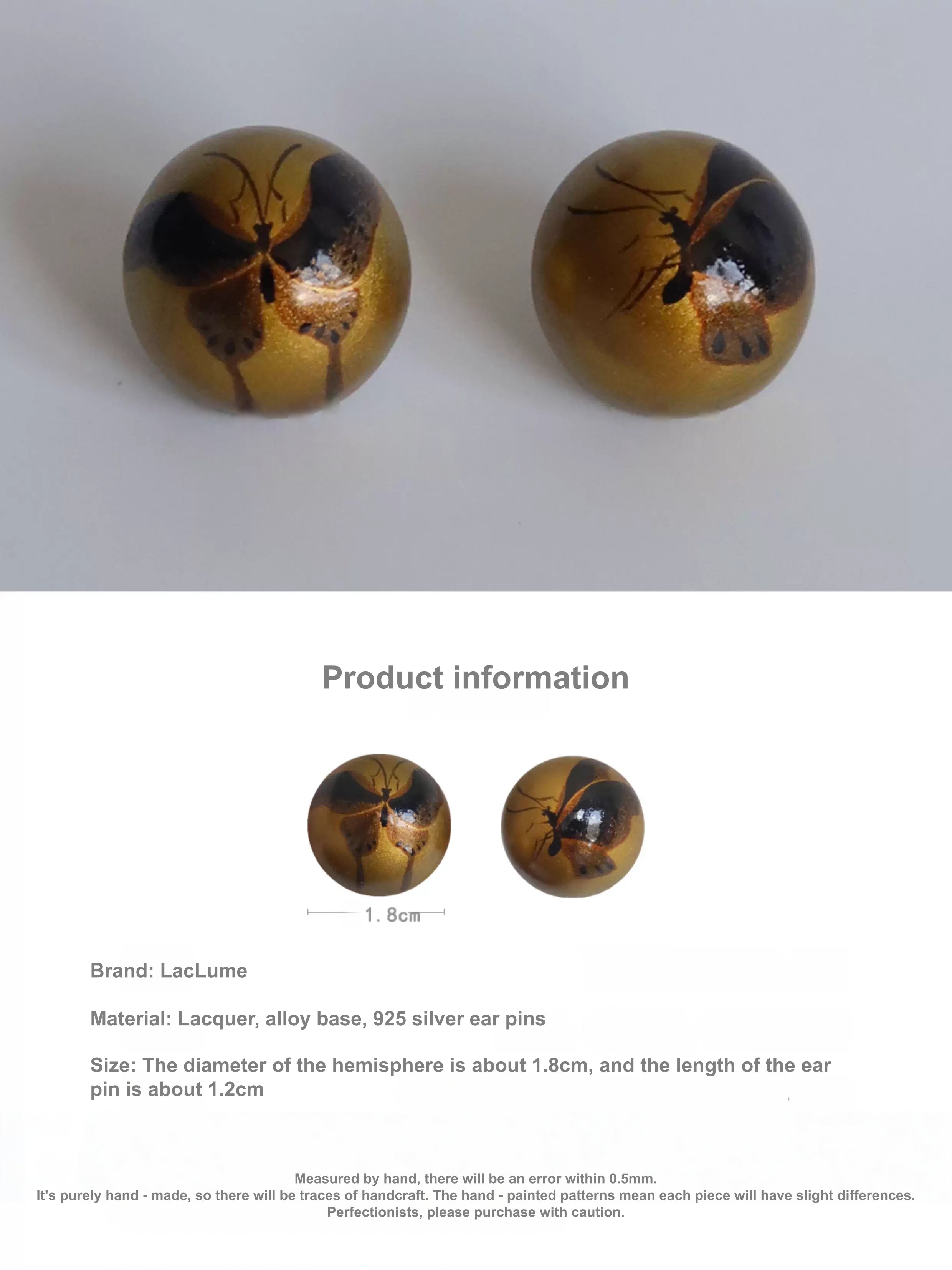 LacLume Autumn Butterflies handmade jewelry