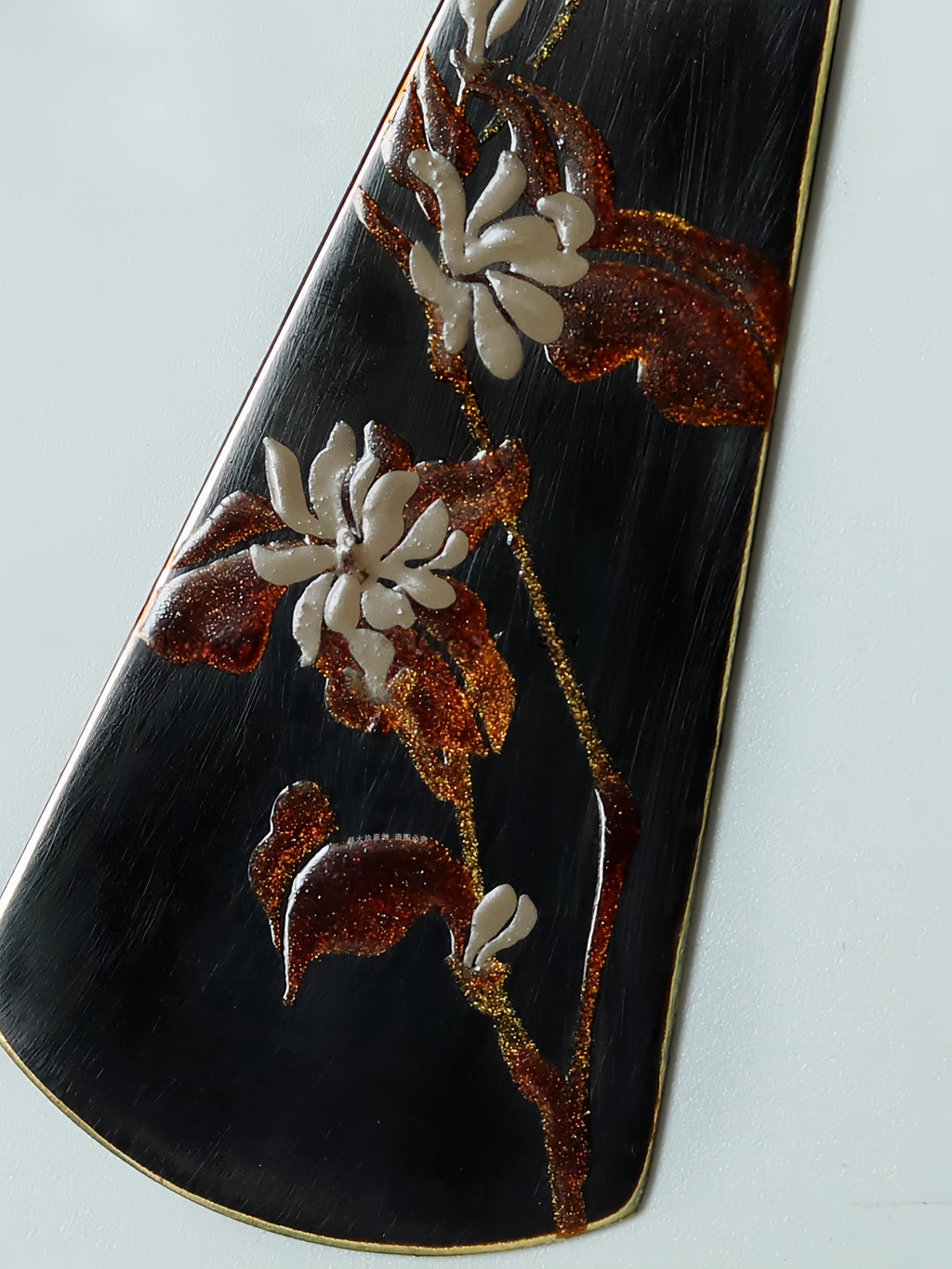 LacLume Earrings Summer Jasmine handmade lacquer jewelry