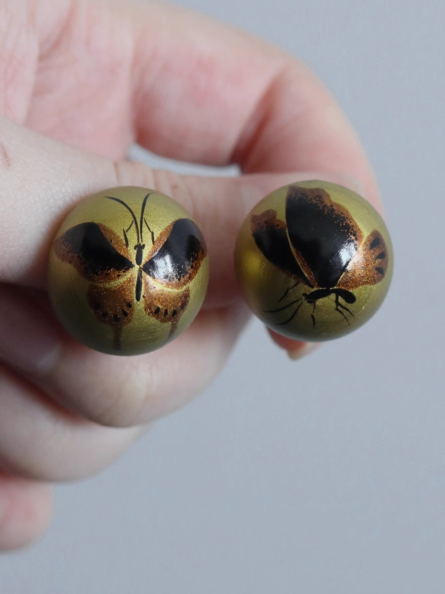 LacLume Autumn Butterflies handmade jewelry