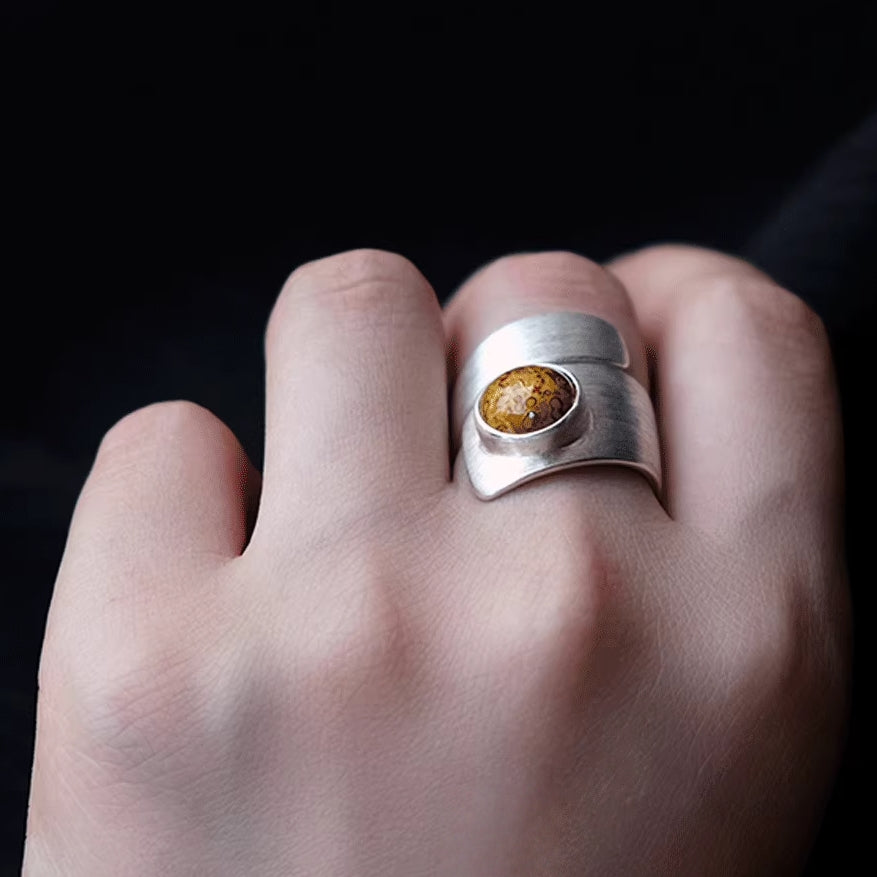 LacLume Saturn handmade jewelry