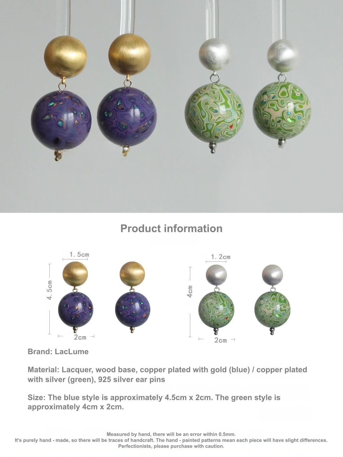 LacLume Shimmering light handmade jewelry