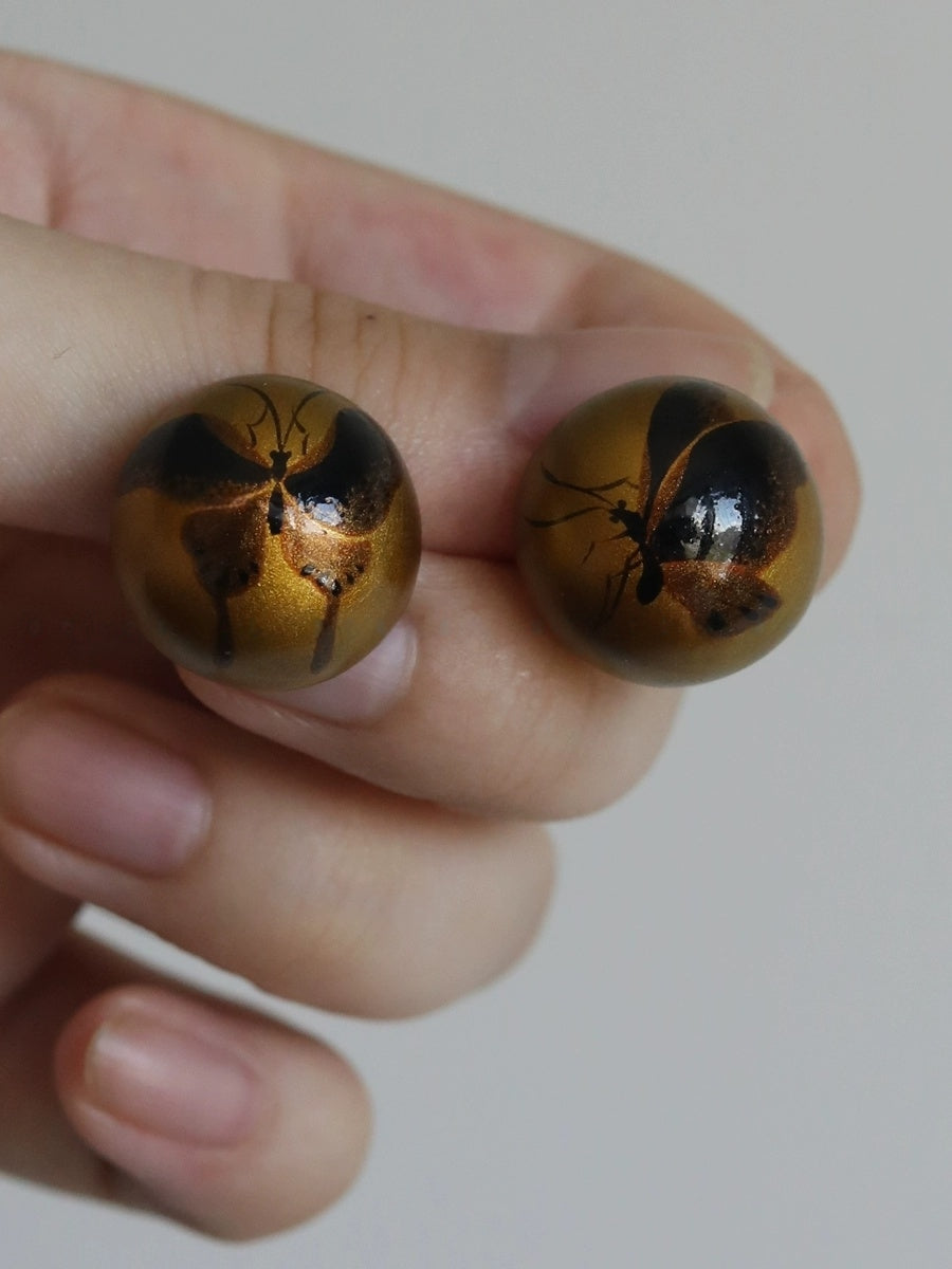 LacLume Autumn Butterflies handmade jewelry