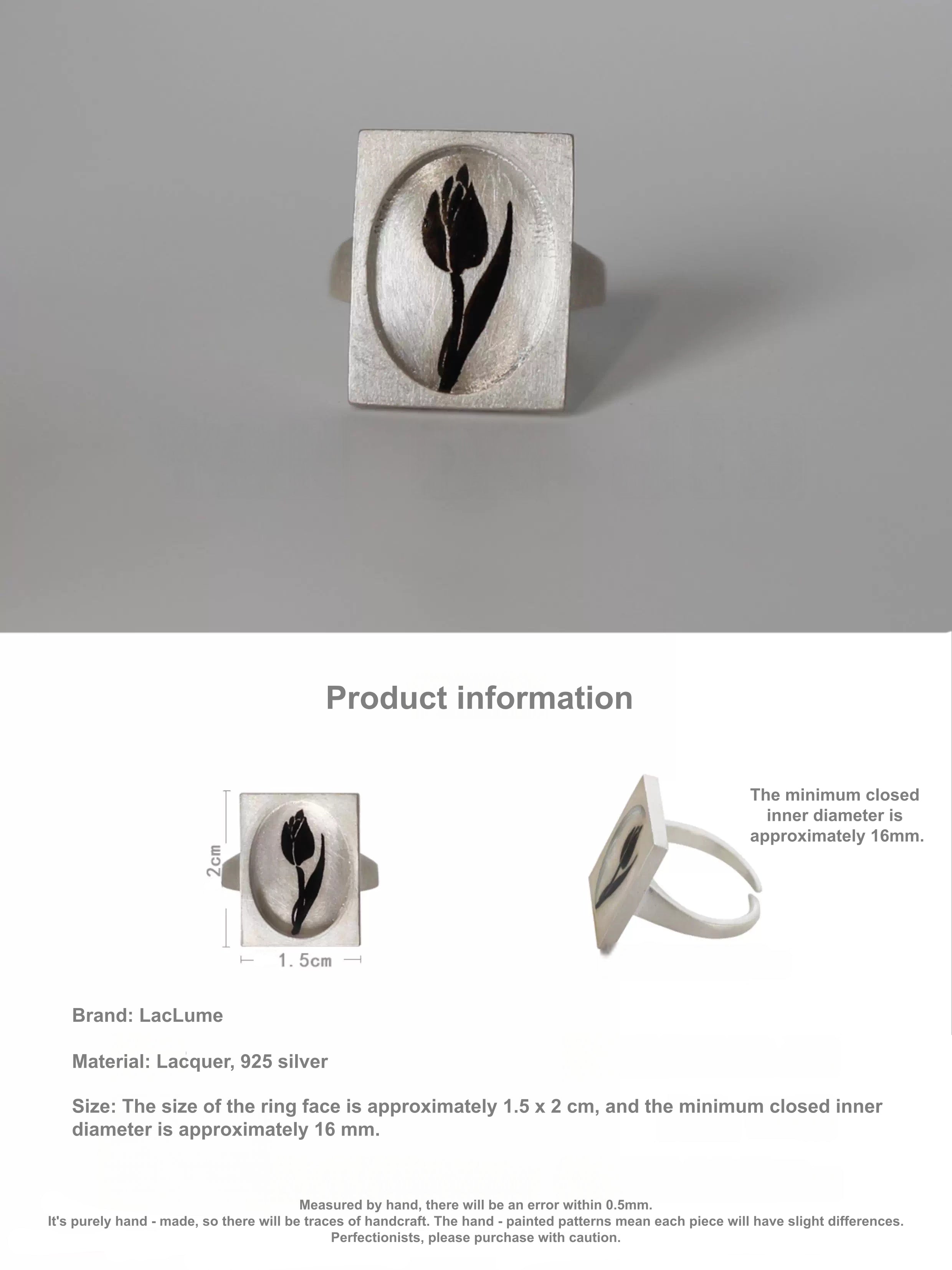 LacLume Tulip handmade jewelry