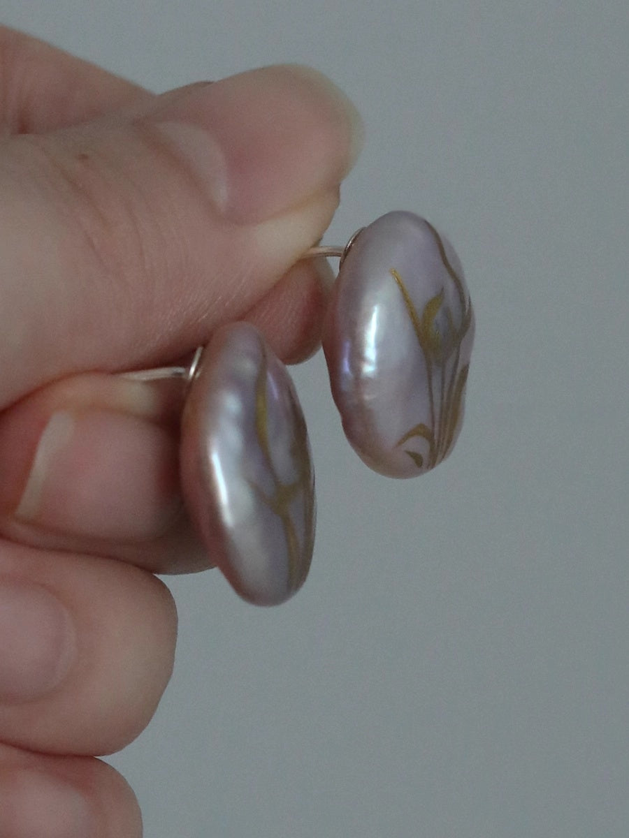 LacLume Pearl Orchid handmade jewelry