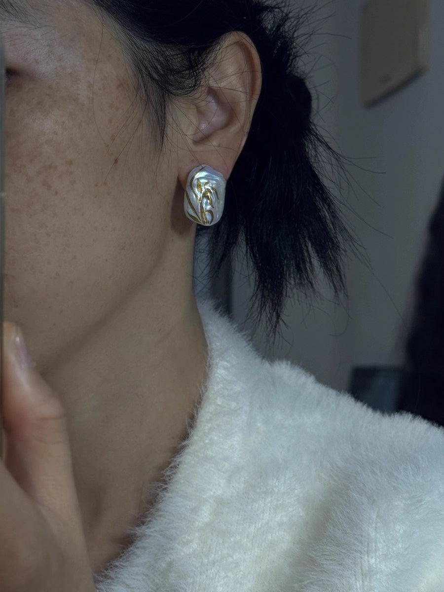 LacLume Pearl Orchid handmade jewelry